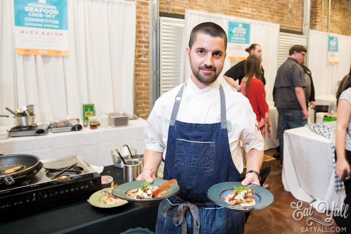 Alex Eaton 1st Place Award Mississippi Seafood Cookoff